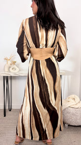 Vestido Cut Out Mocca